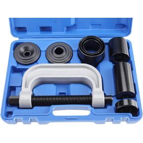 Heavy Duty Ball Joint Press and U Joint Removal Tool Set with 4x4 Adapters, for Most 2WD and 4WD Cars and Light Trucks