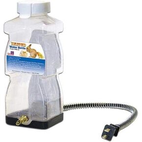 Farm Innovators Model HRB-20 Heated Water Bottle for Rabbits, 32-Ounce, 20-Watt, 4.2 x 4.2 x 11.5 inches ; 1 pounds, White