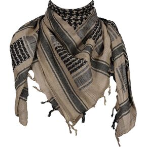 Duke Defense Keffiyeh - Tactical Desert Scarf Cotton Keffiyeh Scarf Military Scarf Keffiyeh Authentic - 100% Cotton Shemagh