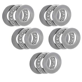 Heyiarbeit TC815 Thrust Needle Roller Bearings with 2 Washers Bearing Steel 1/2"x15/16"x5/64" Deep Groove Ball Bearings 5Pcs for Scooters Elevators Skateboards Ship Rudder Shafts