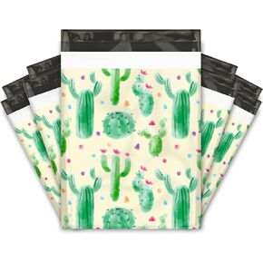 10x13 (100) Cactus Designer Poly Mailers Shipping Envelopes Premium Printed Bags