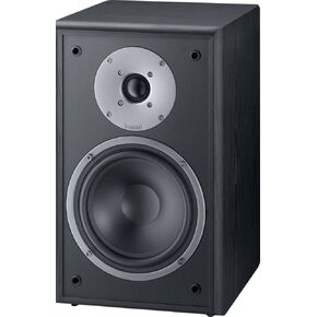 Magnat Monitor Supreme 202 Black Shelf Speaker (Pair): 2 Way Bass Reflex