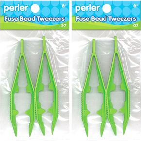 Perler 2 Packages of Fuse Bead Tweezers (2 Per Pack)