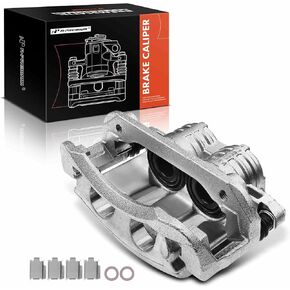 A-Premium Disc Brake Caliper Assembly with Bracket Compatible with Select Ford Models - For Mustang 2005 2006 2007 2008 2009 2010 2010 - Front Right Passenger Side