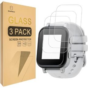 Mr.Shield Screen Protector Compatible with GABB Watch 3 [Tempered Glass] [3-Pack] [Japan Glass with 9H Hardness]