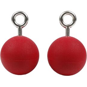 Atomik Climbing 3.5 inch Hanging Ninja Balls in Red for Grip and Strength Training as Seen on American Ninja Warrior