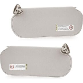 Driver & Passenger Sun Visor Fit for Chevrolet Express & for GMC Savana 1500 2500 3500 1999 2010 2011 2012 2013 2014, Without Light Replace for 84054688, 84054695