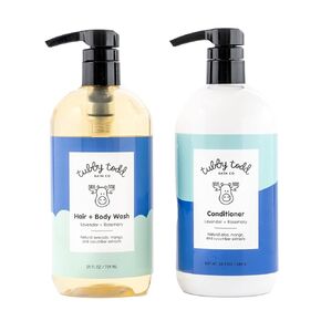Tubby Todd 2-Step Hair + Skincare Routine - The Hair Duo Bundle - Full Size Lavender Rosemary