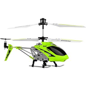 Syma 3 Channel S107/S107G Mini Indoor Co-Axial R/C Helicopter w/ Gyro (Green Color)