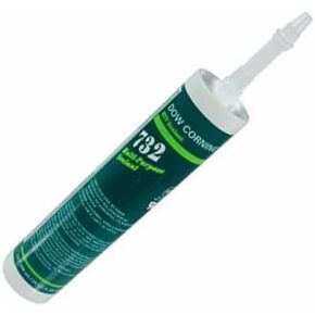 White Dow Corning 732 Multi-Purpose Silicone Sealant - 12 Tubes (Case)