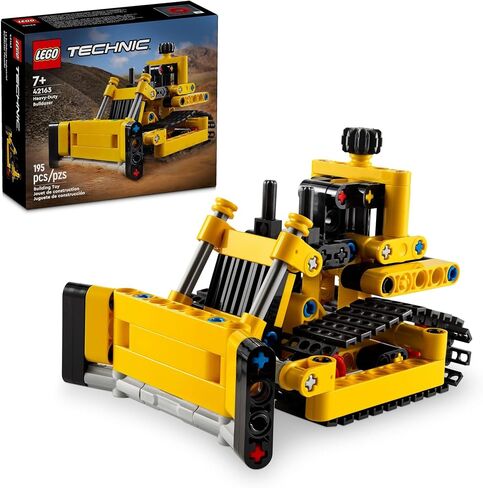 LEGO Technic Heavy-Duty Bulldozer Building Set, Kids’ Construction Toy, Vehicle Gift for Boys and Girls Ages 7 and Up, 42163 in Saudi Arabia