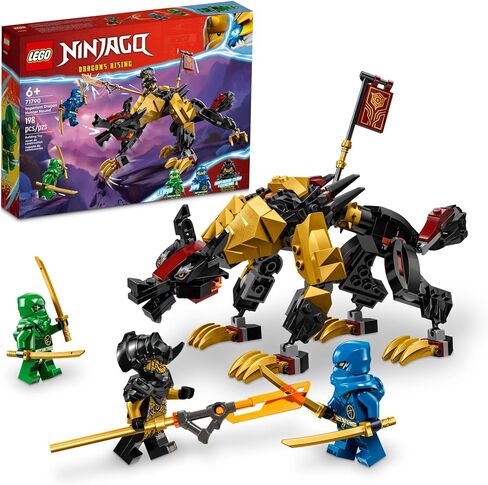 مجموعة بناء LEGO NINJAGO Imperium Dragon Hunter Hound 71790 تتميز بألعاب الوحش والتنين و3 شخصيات صغيرة، ألعاب نينجا رائعة للأطفال بعمر 6 سنوات فما فوق والذين يحبون لعب قصص النينجا in Saudi Arabia