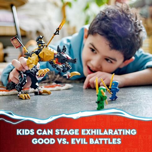 مجموعة بناء LEGO NINJAGO Imperium Dragon Hunter Hound 71790 تتميز بألعاب الوحش والتنين و3 شخصيات صغيرة، ألعاب نينجا رائعة للأطفال بعمر 6 سنوات فما فوق والذين يحبون لعب قصص النينجا in Saudi Arabia