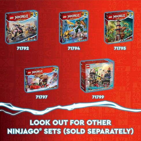 مجموعة بناء LEGO NINJAGO Imperium Dragon Hunter Hound 71790 تتميز بألعاب الوحش والتنين و3 شخصيات صغيرة، ألعاب نينجا رائعة للأطفال بعمر 6 سنوات فما فوق والذين يحبون لعب قصص النينجا in Saudi Arabia
