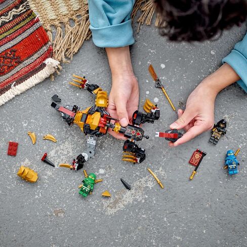 مجموعة بناء LEGO NINJAGO Imperium Dragon Hunter Hound 71790 تتميز بألعاب الوحش والتنين و3 شخصيات صغيرة، ألعاب نينجا رائعة للأطفال بعمر 6 سنوات فما فوق والذين يحبون لعب قصص النينجا in Saudi Arabia