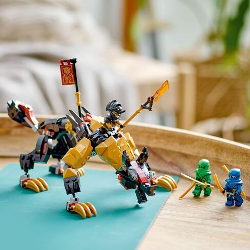 مجموعة بناء LEGO NINJAGO Imperium Dragon Hunter Hound 71790 تتميز بألعاب الوحش والتنين و3 شخصيات صغيرة، ألعاب نينجا رائعة للأطفال بعمر 6 سنوات فما فوق والذين يحبون لعب قصص النينجا in Saudi Arabia