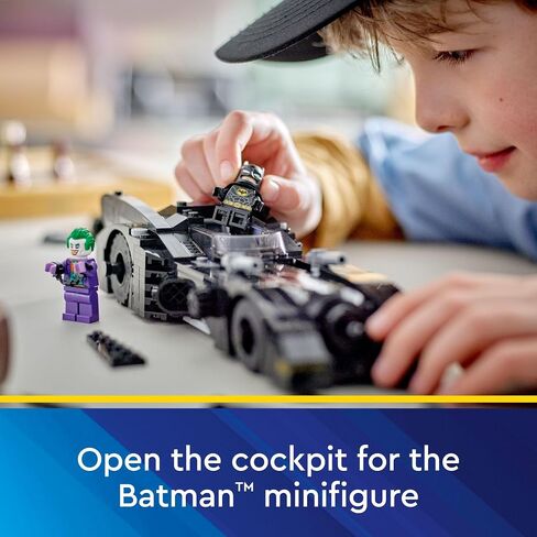 مجموعة ألعاب البناء DC Batmobile من Lego: Batman vs. The Joker Chase 76224، تتميز لعبة DC Super Hero هذه بمركبة Batman الشهيرة المزودة بأسلحة وقمرة قيادة متوافقة مع شخصية صغيرة، هدية DC للأطفال بعمر 8 سنوات in Saudi Arabia