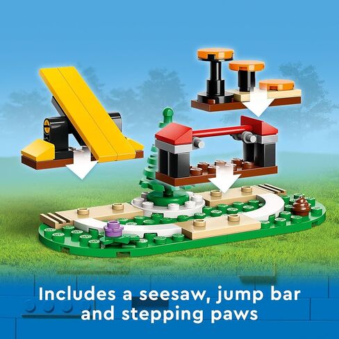 LEGO City Mobile Police Dog Training 60369, SUV Toy Car with Trailer, Obstacle Course and Puppy Figures, Animal Playset for Boys and Girls Ages 5 Plus in Saudi Arabia