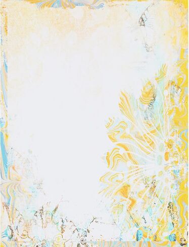 Shabby Blender Mulberry Rice Paper, 8 x 10.5 inch - 6 Unique Printed Mulberry Paper Pages 30gsm Overlay Visible Fibres for Decoupage Crafts Mixed Media Collage Art in Saudi Arabia