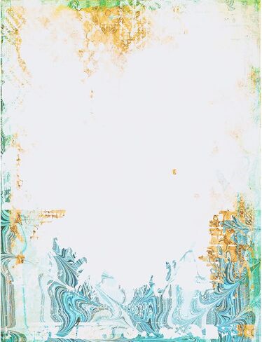 Shabby Blender Mulberry Rice Paper, 8 x 10.5 inch - 6 Unique Printed Mulberry Paper Pages 30gsm Overlay Visible Fibres for Decoupage Crafts Mixed Media Collage Art in Saudi Arabia