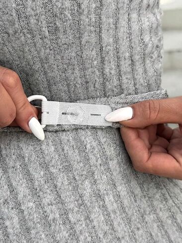 ملابس الأمومة MakeMeChic النسائية المكونة من قطعتين محبوكة بدون أكمام مع مجموعة تنانير طويلة بخصر قابل للتعديل in Kuwait