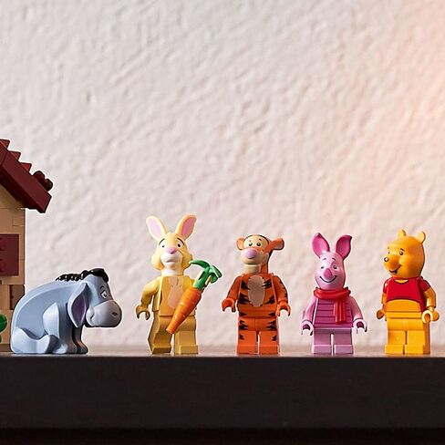 LEGO Ideas Disney Winnie The Pooh 21326 Building Set - Home Décor Collectible Gift with Piglet Minifigure and Eeyore Figure, Pooh Bear House Opens for Easy Access, Classic Display Model for Adults in Saudi Arabia