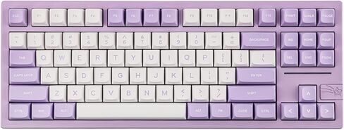 EPOMAKER x Feker Galaxy80 Gaming Keyboard, Aluminum Alloy Wireless Mechanical Keyboard, BT5.0/2.4G/USB-C Gasket-Mounted Keyboard, Hot Swappable, NKRO Creamy Keyboard (Black, Marble White Switch) in Kuwait