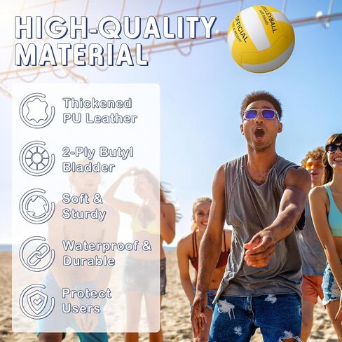 24 Pcs Volleyball Official Size 5 Bulk Soft Recreational Volleyball Training Volleyball Beach Play Volleyball with 4 Pump for Beginner Teenager Outdoor Indoor Competitive Gift Supplies in Saudi Arabia