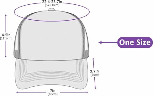 Trucker Hat with Vintage Mesh Washed Baseball Adjustable Hat Classic Style for Everyday Wear Men and Women (Neon Pink) in Saudi Arabia