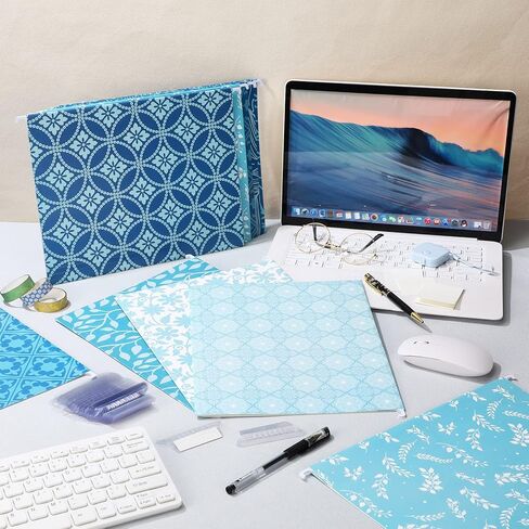 حزمة اقتصادية مكونة من 32 قطعة من مجلدات الملفات، 8 تصميمات بوهو، بما في ذلك علامات تبويب وإدراج قابلة للتعديل، منظم لخزانة الملفات المعلقة بحجم الحروف لمكتب المدرسة in Kuwait