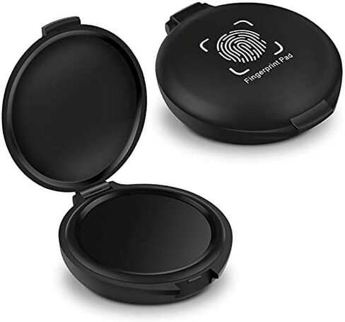 قطعة واحدة من وسادات حبر بصمة الإصبع السوداء، وسادات حبر بصمة الإبهام، وسادة حبر سوداء، وسادة ختم لمستلزمات كاتب العدل المكتبي، وبطاقات بصمة الهوية، وبطاقات ختم الهوية، ومنصات ختم الأعمال والعبوات in Kuwait