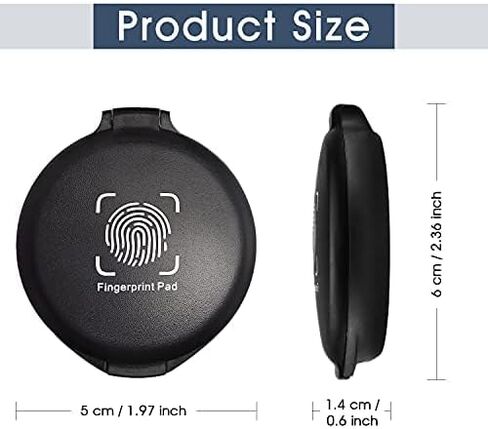وسادة حبر بصمة الإبهام السوداء، وسادات حبر صغيرة لمستلزمات كاتب العدل، وبطاقات الهوية الأمنية، وبصمات الأصابع، وإنفاذ القانون، وبصمة الإصبع، والمكتب المنزلي، واستخدام وسادات ختم الأعمال وإعادة التعبئة in Kuwait