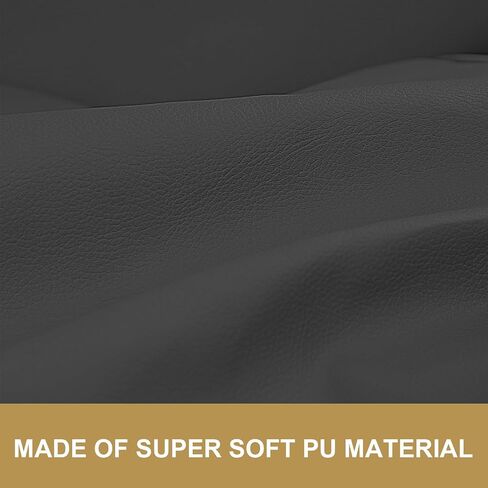 Faux Leather Car Seat Covers，Automotive Bucket Seat Covers，Leather Low Back Auto Seat Covers for Cars, Trucks, Jeep, Van, SUV, Pickup, Airbag Compatible（Front Seat，Beige） in Saudi Arabia