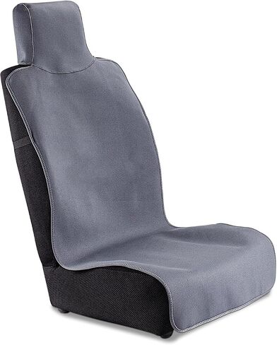 Faux Leather Car Seat Covers，Automotive Bucket Seat Covers，Leather Low Back Auto Seat Covers for Cars, Trucks, Jeep, Van, SUV, Pickup, Airbag Compatible（Front Seat，Beige） in Saudi Arabia