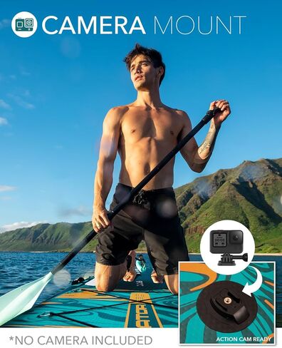 DAMA 11'6"×35"×6" Extra Wide Inflatable Paddle Board, Stand Up Paddle Board for Fishing, Sup Board for Family Travel, All Round Paddle Boards for Adults for Sea Lake with Camera Mount in Kuwait