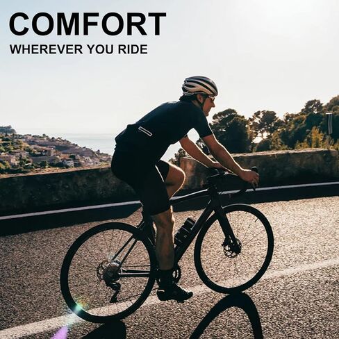 وسادة غطاء مقعد الدراجة من الجل - غطاء سرج دراجة مبطن سميك من الجل - وسادة مقعد دراجة ممتصة للصدمات لدراجات تمرين بيلوتون الثابتة والدراجات الجبلية ودراجات الطراد in Kuwait