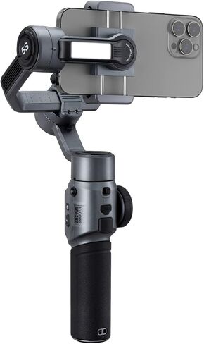 Zhiyun Smooth 5S Combo Zhiyun Smooth 5 Upgrade Vesion with Magnetic Fill Light Gimbal stabilizer for Smartphone,3-Axis Phone Gimbal for iPhone 14 13 12 11 Pro Max SE2 XS XR X 8 Plus Android Cell Phone in Saudi Arabia