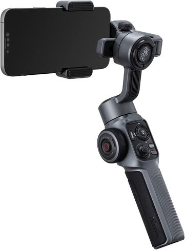 Zhiyun Smooth 5S Combo Zhiyun Smooth 5 Upgrade Vesion with Magnetic Fill Light Gimbal stabilizer for Smartphone,3-Axis Phone Gimbal for iPhone 14 13 12 11 Pro Max SE2 XS XR X 8 Plus Android Cell Phone in Saudi Arabia