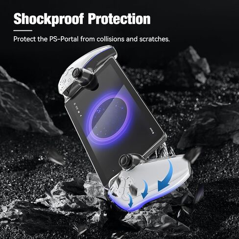 حافظة واقية متوافقة مع Playstation Portal، غطاء شفاف بتصميم مضاد للخدش، شفاف عالي الدقة in Kuwait