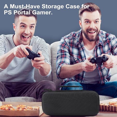 حقيبة حمل TiMOVO لمشغل PlayStation Portal Remote Player، حقيبة تخزين للسفر مع 10 فتحات بطاقات لوحدة تحكم PS5 Portal 2023 وملحقاتها، حقيبة حماية صلبة لجهاز PS Portal PS5، أسود in Saudi Arabia