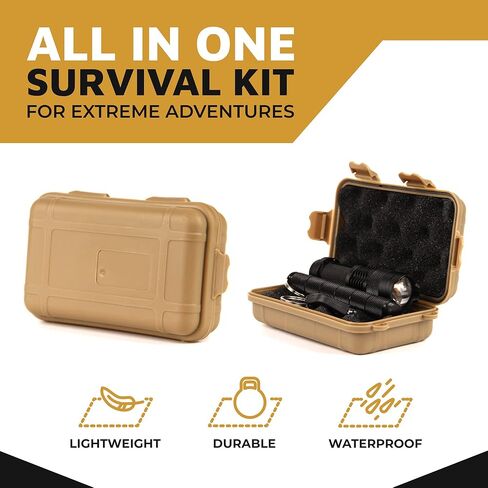 كولسن 13 في 1 مجموعة النجاة | الأدوات التكتيكية الخارجية الاحترافية | لوازم معدات الأدوات والعتاد | الملحقات الأساسية للمشي لمسافات طويلة والتخييم ومغامرات التسلق | هدايا له الزوج صديقها الرجال in Kuwait