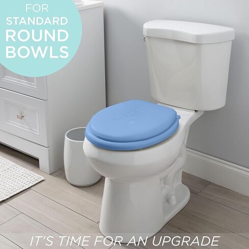 Soft Padded Toilet Seat - Embroidered (styles may vary) in Kuwait
