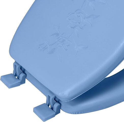 Soft Padded Toilet Seat - Embroidered (styles may vary) in Kuwait