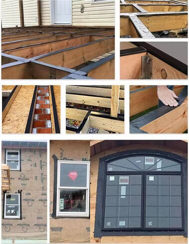12 Pack Deck Joist Tape, Deck Tape 1 5/8" X 50' Butyl Flashing Tape for Decking& Beams in Saudi Arabia
