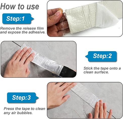 Butyl Waterproof Sealing Tape Aluminum Foil Tape,Single Sided Butyl Waterproof Tape for RV Repair, Roof, Window Patch, Boat and Outdoor Pipe Sealing,1.96 inches * 5.6 feet (W * L) in Saudi Arabia