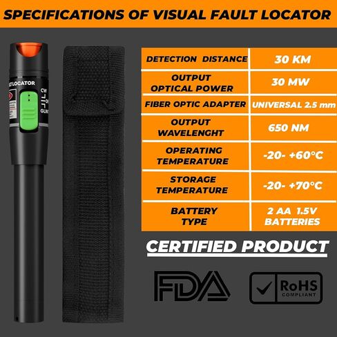 Visual Fault Locator (50 MW, Without Adapter) in Saudi Arabia
