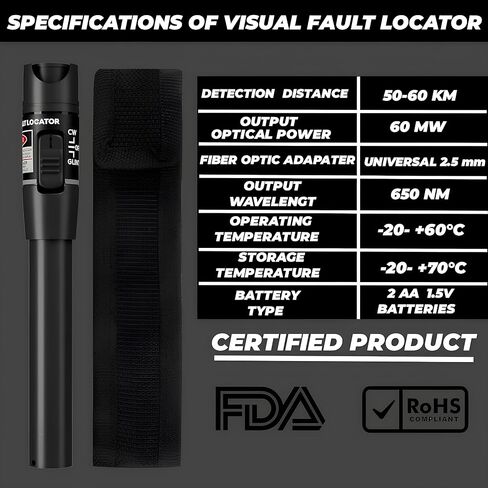 Visual Fault Locator (50 MW, Without Adapter) in Saudi Arabia