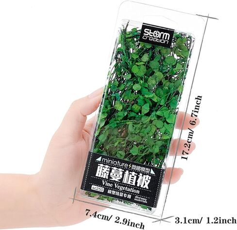 Woohome Model Scenery Leaf, 1 PCS Realistic Miniature Leaves Simulation Leaves with Tweezers for Train Landscape Railway Artificial Grass Modeling in Saudi Arabia