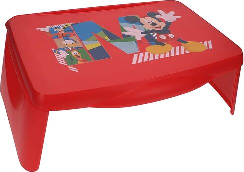 صينية أنشطة تخزين قابلة للطي من ديزني ميني ماوس لأقلام التحديد وأقلام التلوين والحرف اليدوية والمزيد، وردي، 17.9 بوصة × 12.8 بوصة × 2.36 بوصة in Kuwait