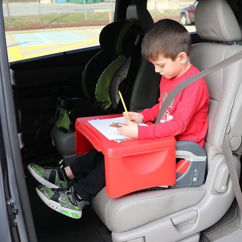 صينية أنشطة تخزين قابلة للطي من ديزني ميني ماوس لأقلام التحديد وأقلام التلوين والحرف اليدوية والمزيد، وردي، 17.9 بوصة × 12.8 بوصة × 2.36 بوصة in Kuwait